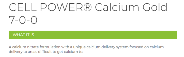 OMEX Calcium Gold 7-0-0  (2.5 Gallon)